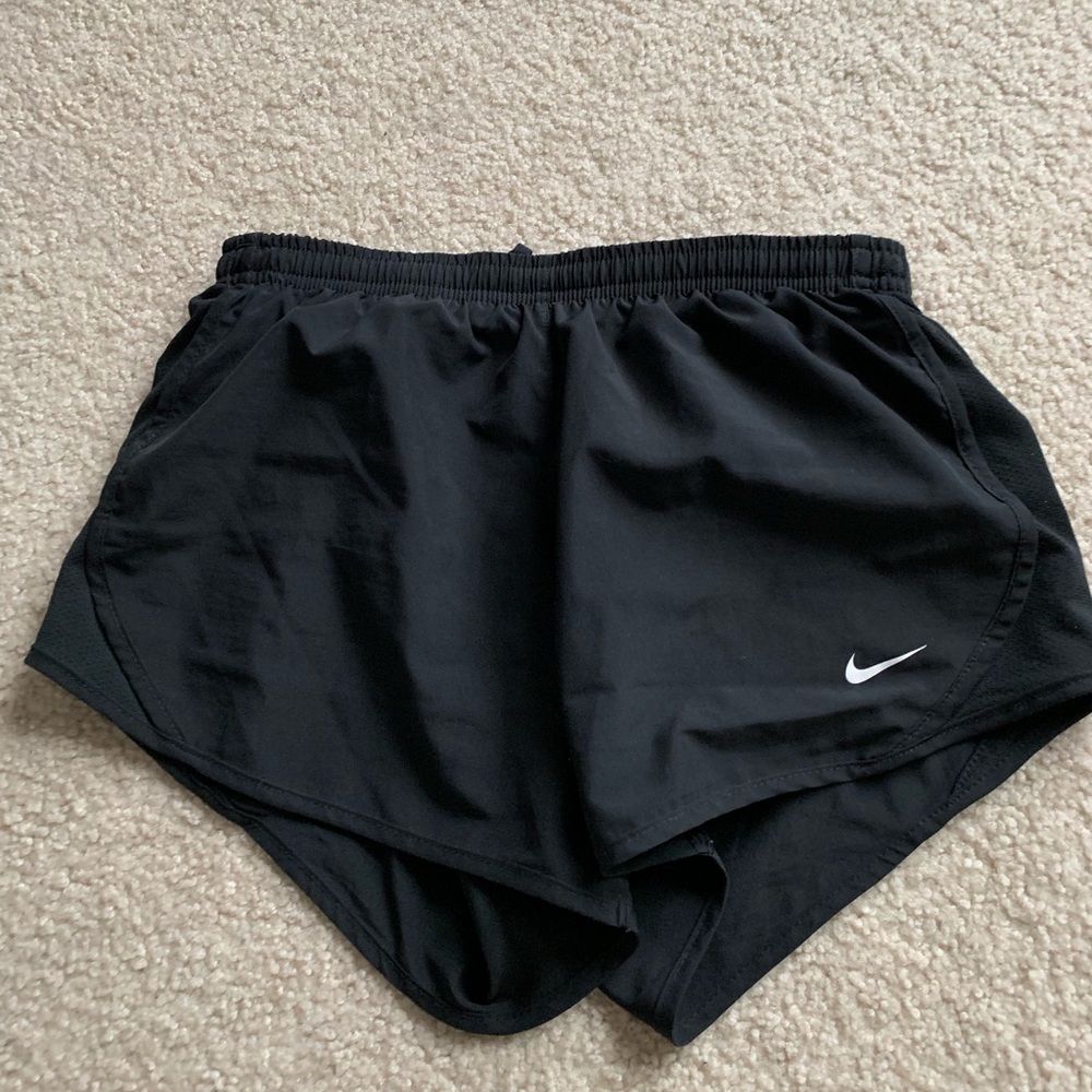 black nike shorts